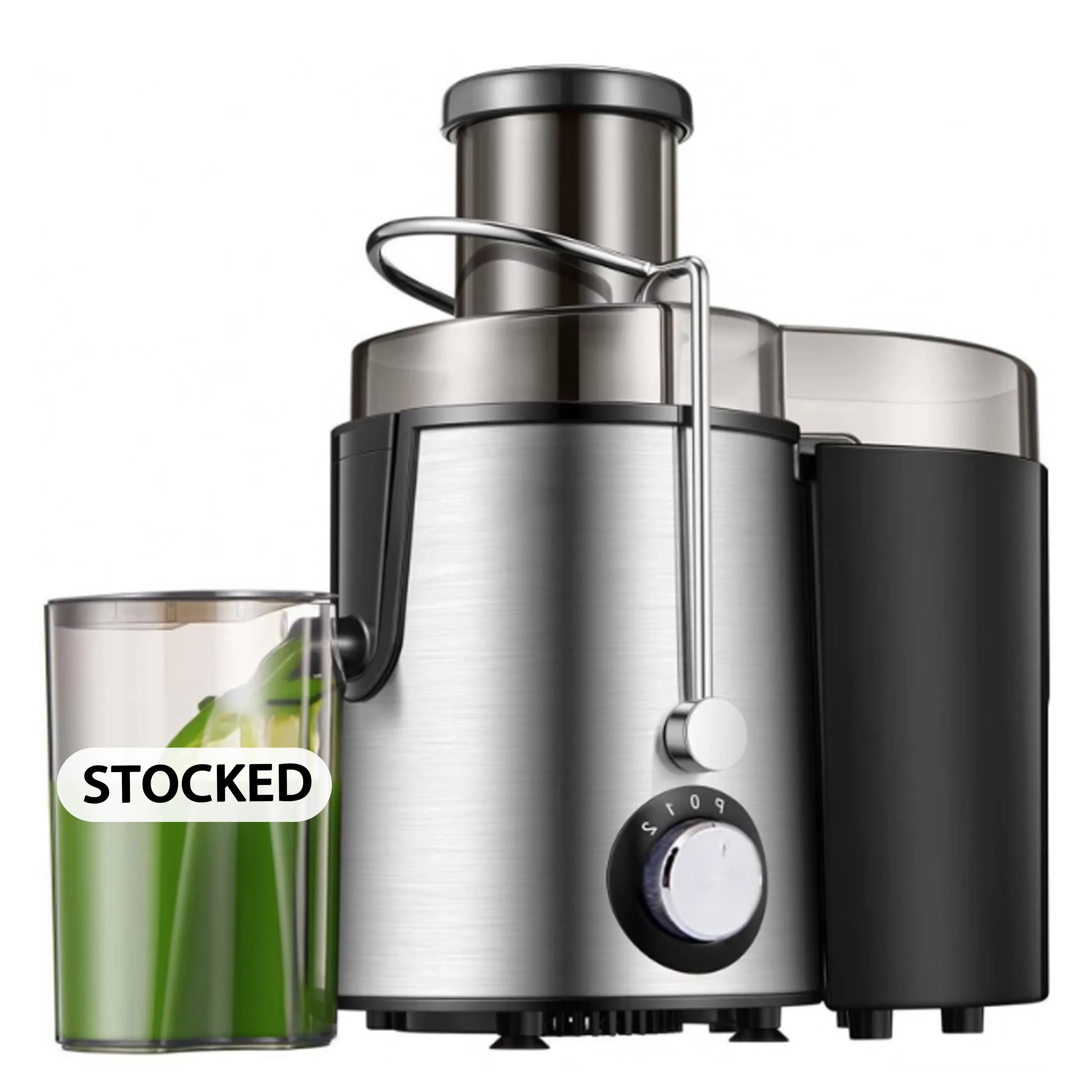 In Stock Automatic Mechanical Fruit Centrifugal Juice Maker Smoothie Home Appliances Blender Juicer Machine